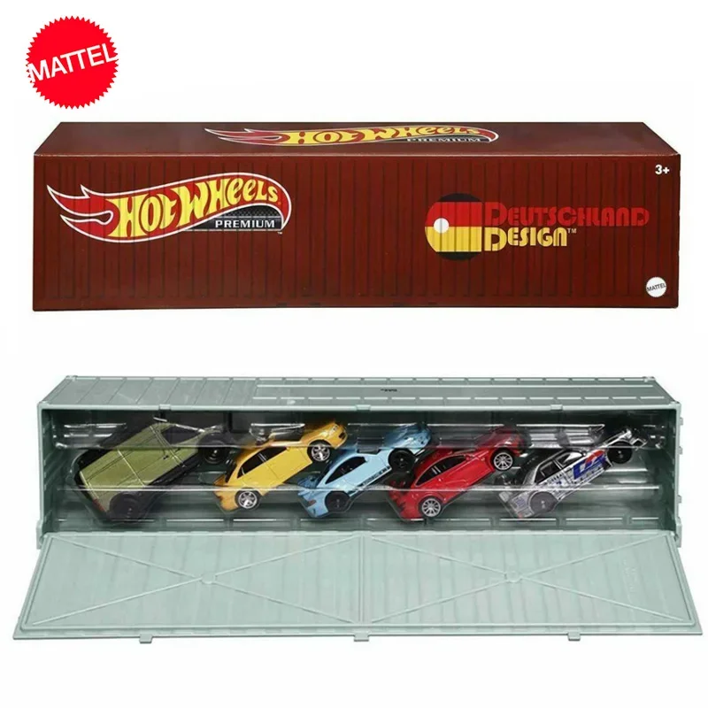 

Автомобиль «Hot Wheels» для мальчиков, оригинальный автомобильный контейнер, модель 1/64, Mercedes Benz Audi, игрушки для детей, подарок на день рождения