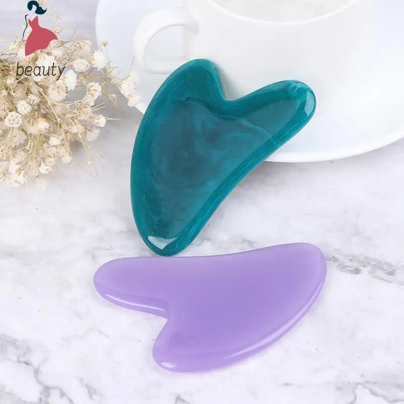 High-Quality Beeswax Face Gua Sha Board Facial Scraping Plate Multicolor Face Body Massage Tool For Neck Back Body Hot Sale sneakers halloween pumpkin face lace up sneakers in multicolor size 38 41