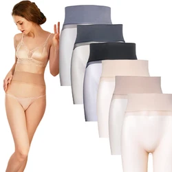 Summer Women's 1 Denier Ultra-thin High Waist Sheer 360° Seamless Pantyhose Ladies Matte Nylons Silk Stocking Control Top Tights