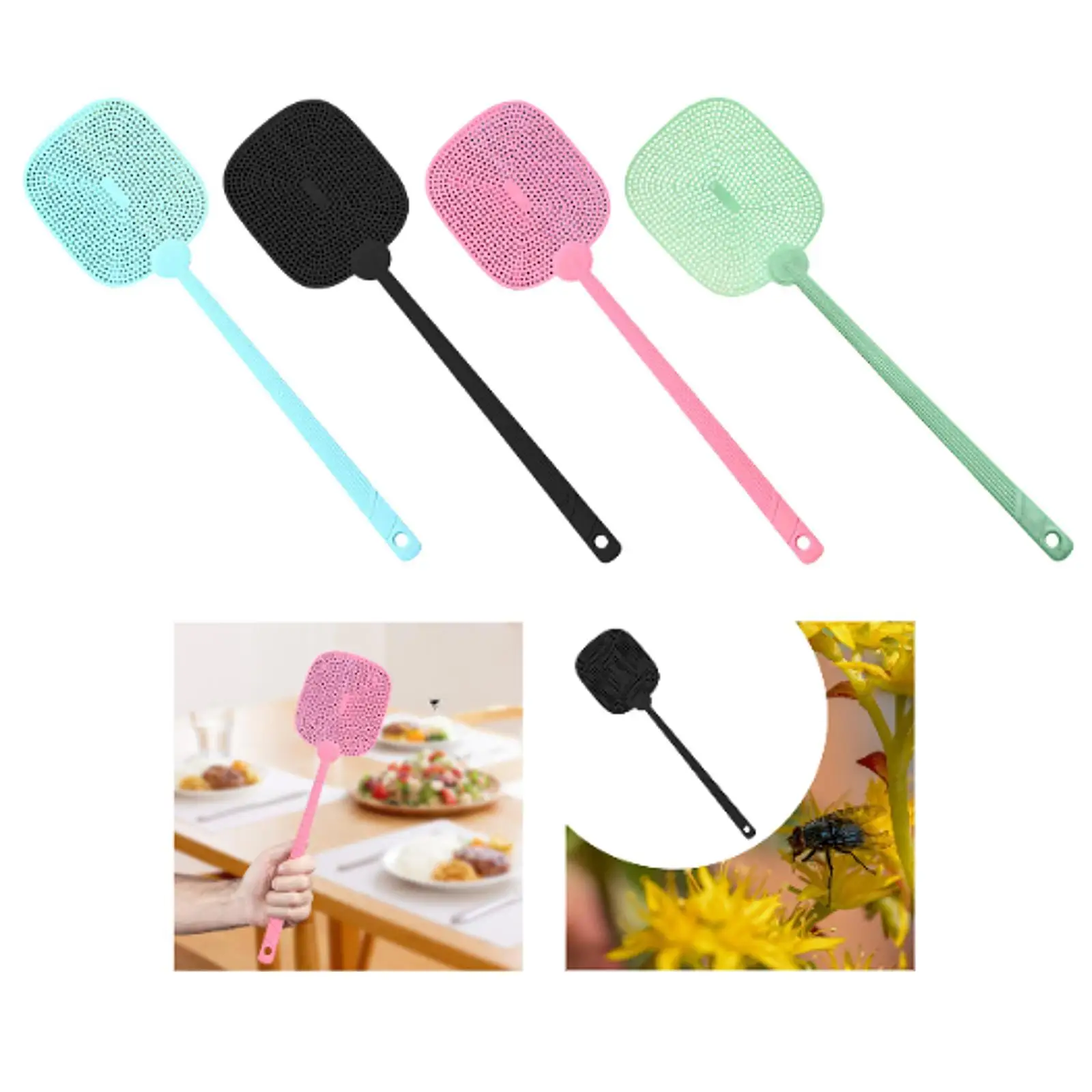 Fly Swatter Home Use Convenient Long Handle for Outdoor Household Bedroom