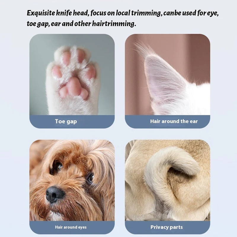 Waterproof Low Noise Pet Grooming Trimmer with LED Light Dog & Cat Hair Shaver for Face Ear Paw Hip and Foot hair trimmer,pet clipper,dog hair trimmer,pet hair trimmer,dog clipper