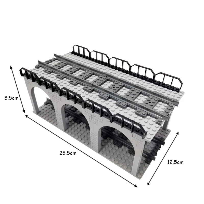 

City Overpass Building Bricks Creator MOC Traffic Blocks Railway Tracks for Kids DIY Toys Compatible Technical Classic Blocks