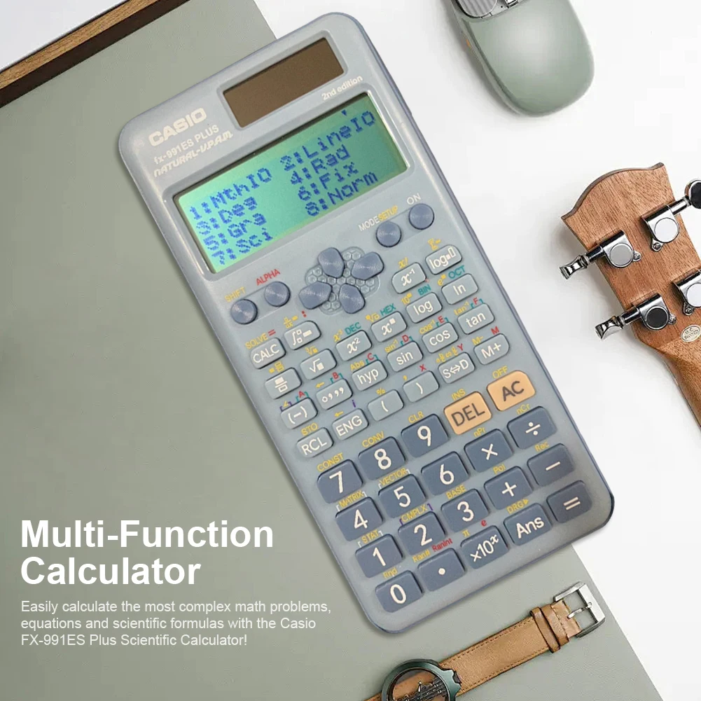 Scientific Calculator FX-991ES PLUS Solar Portable Student Tool For Math Teaching
