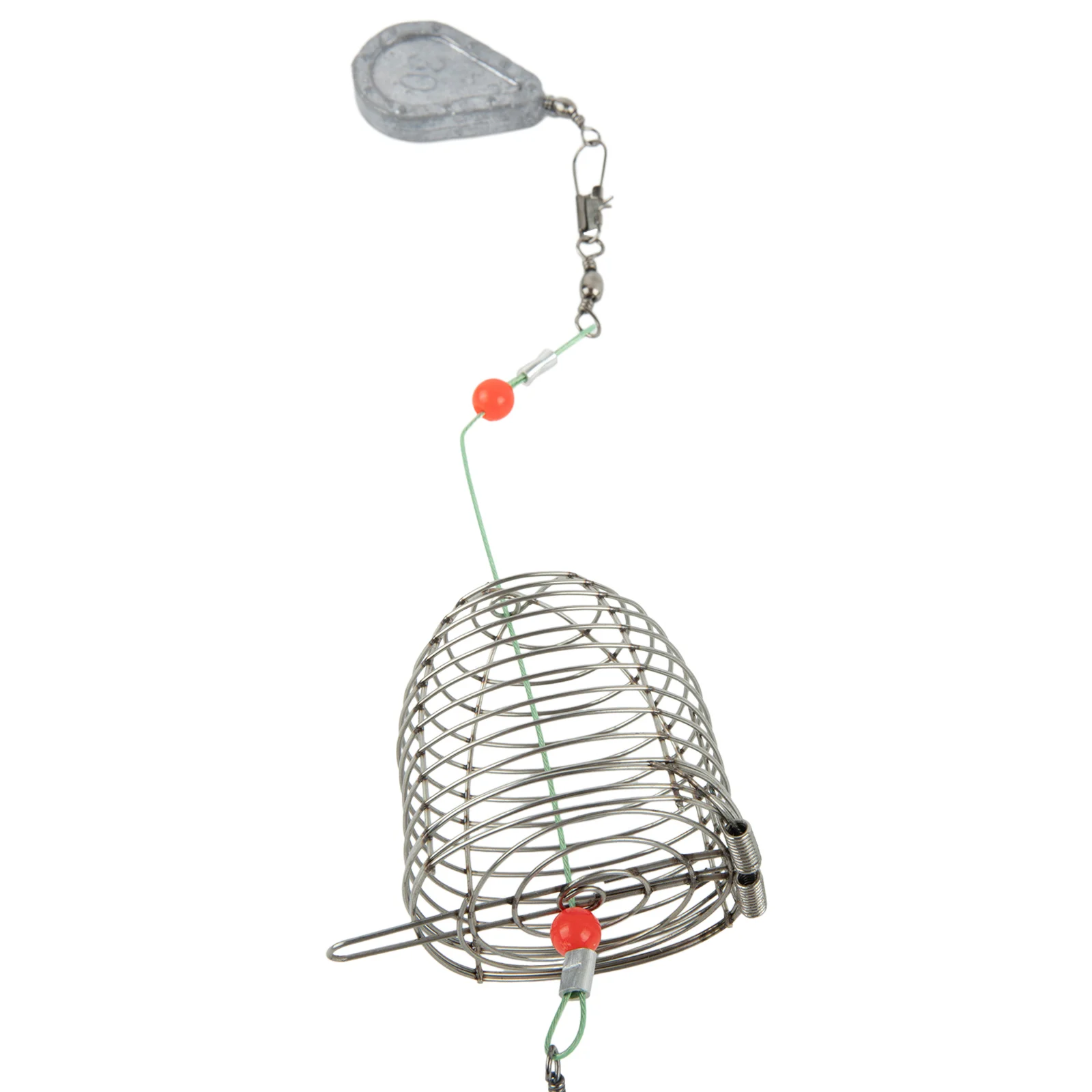 

Lure Cage Bait Cage Pop-up Cage Stainless Steel Strong Horse Fish Bait Cage Anti-winding Wire Terminal Tackle Brand New