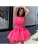 mini dress Pofash Mesh Solid Bow Mini Dress Women Layered Strapless Ball Gown Sexy Party Club Dress Female Backless Summer Dress Vestidos maxi dresses for women Dresses