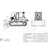 Aoue-850K LESU 1/14 RC Metal Hydraulic Bulldozer Black Tracks Construction Truck Dozer Light System Unpainted Kits Model TH22775 6