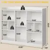 Vabches Kids Bookshelf Wood Children's Bookcase with Lots Storage Shelves Toy Storage Organizer Book Display Shelf for Kids Room 2