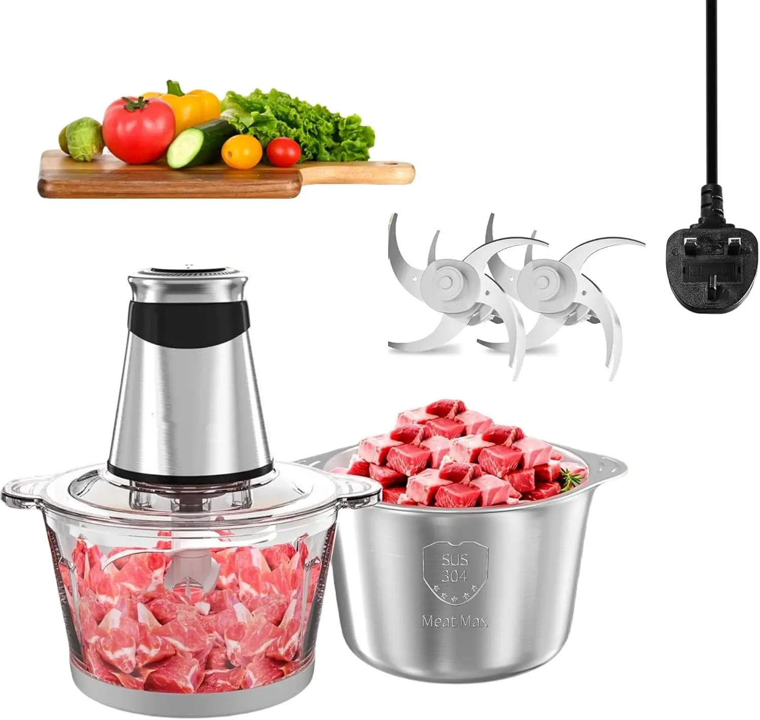 محضر طعام فاخر ٥ لتر ستانلس ستيل