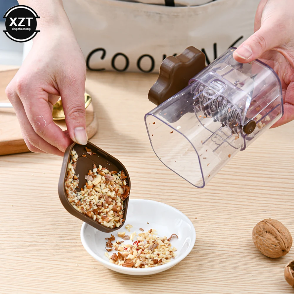 Cheap Food Grade Nut Grinder User friendly ABS Hand Crank Garlic Grinder Nut  Masher Gadget