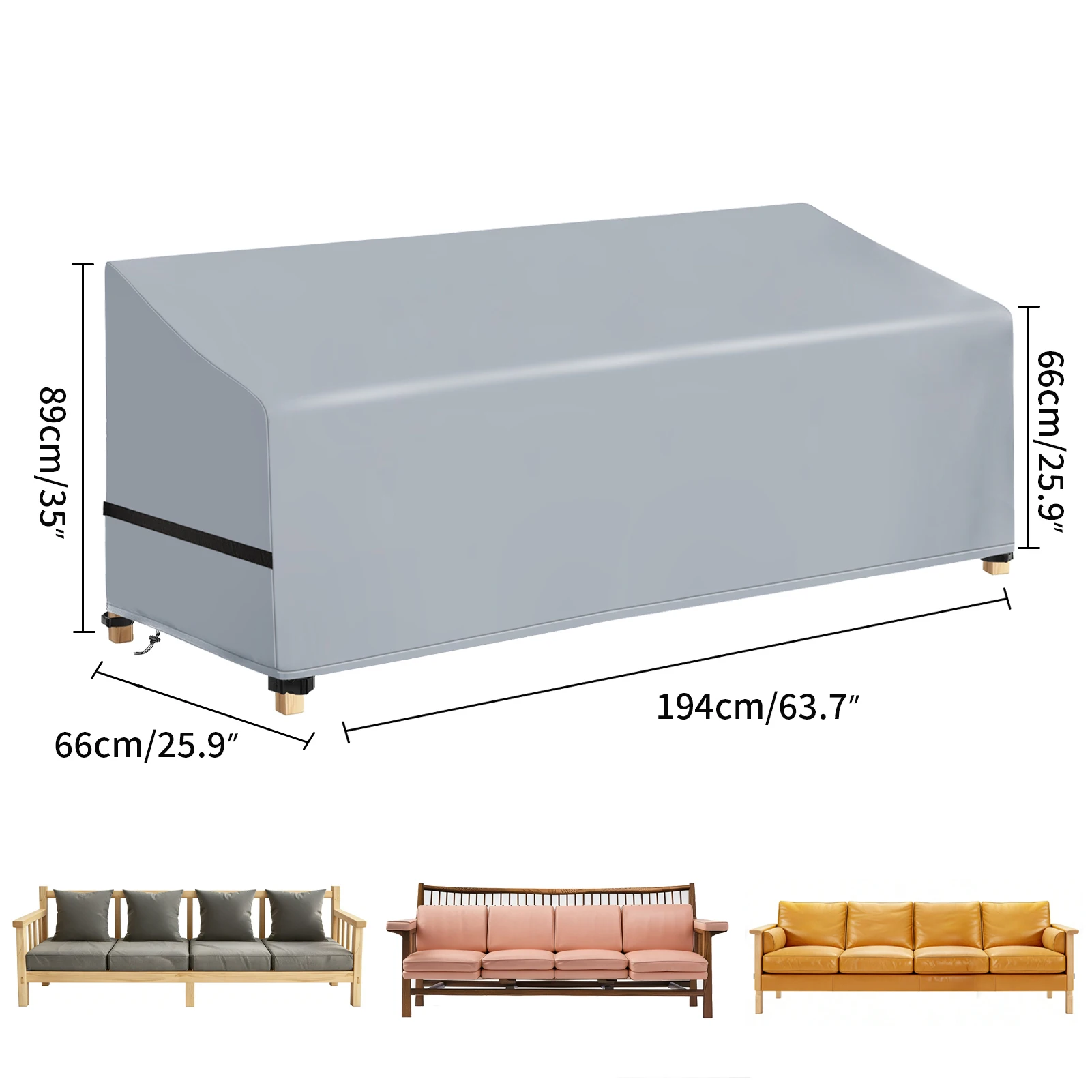 Waterproof Outdoor Furniture Covers - Premium Dust & Weather Resistant Protector for Garden Chairs and Tables