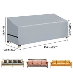 Waterproof Outdoor Patio Furniture Protective Cover (Grey)