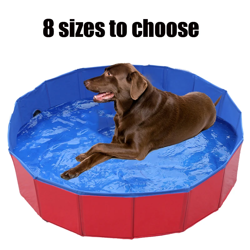 FoldableDogPoolPetBathSwimmingTubBathtubOutdoorIndoor