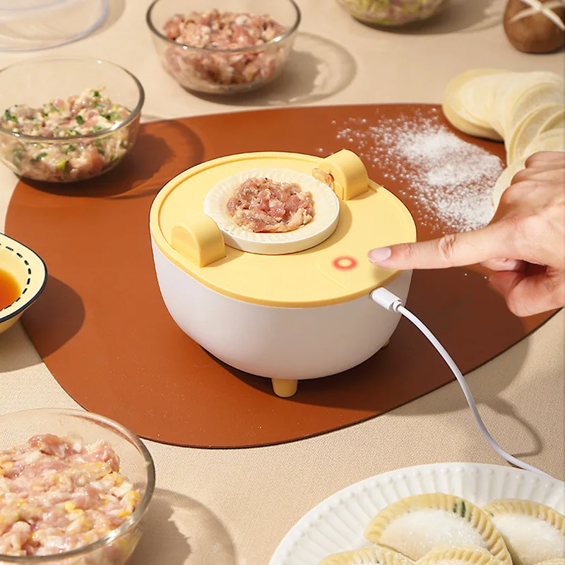 

Dumpling Making Artifact Household Electric Small Dumpling Machine Automatic Water Wrapping Dumpling Maker Dumpling Mold