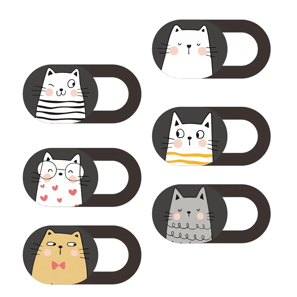 

/6pcs Cartoon Webcam Cover Ultra Thin Web Camera Cover for Computer Laptop