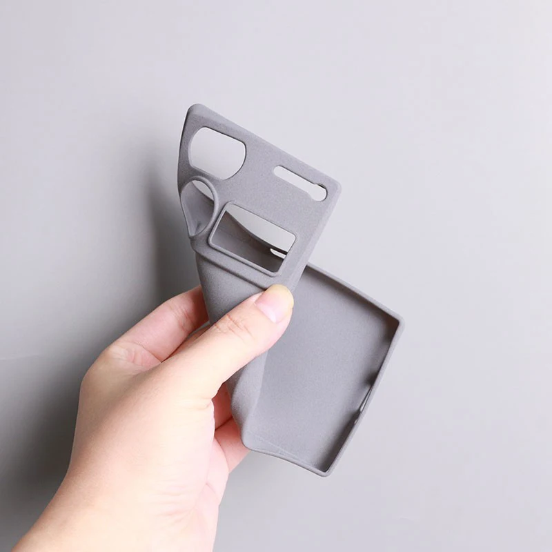 Cover Trasparente Con Anello Metallico E Cavalletto Per ZTE Nubia Z60S Pro - TPU Morbido Antiurto, Argento