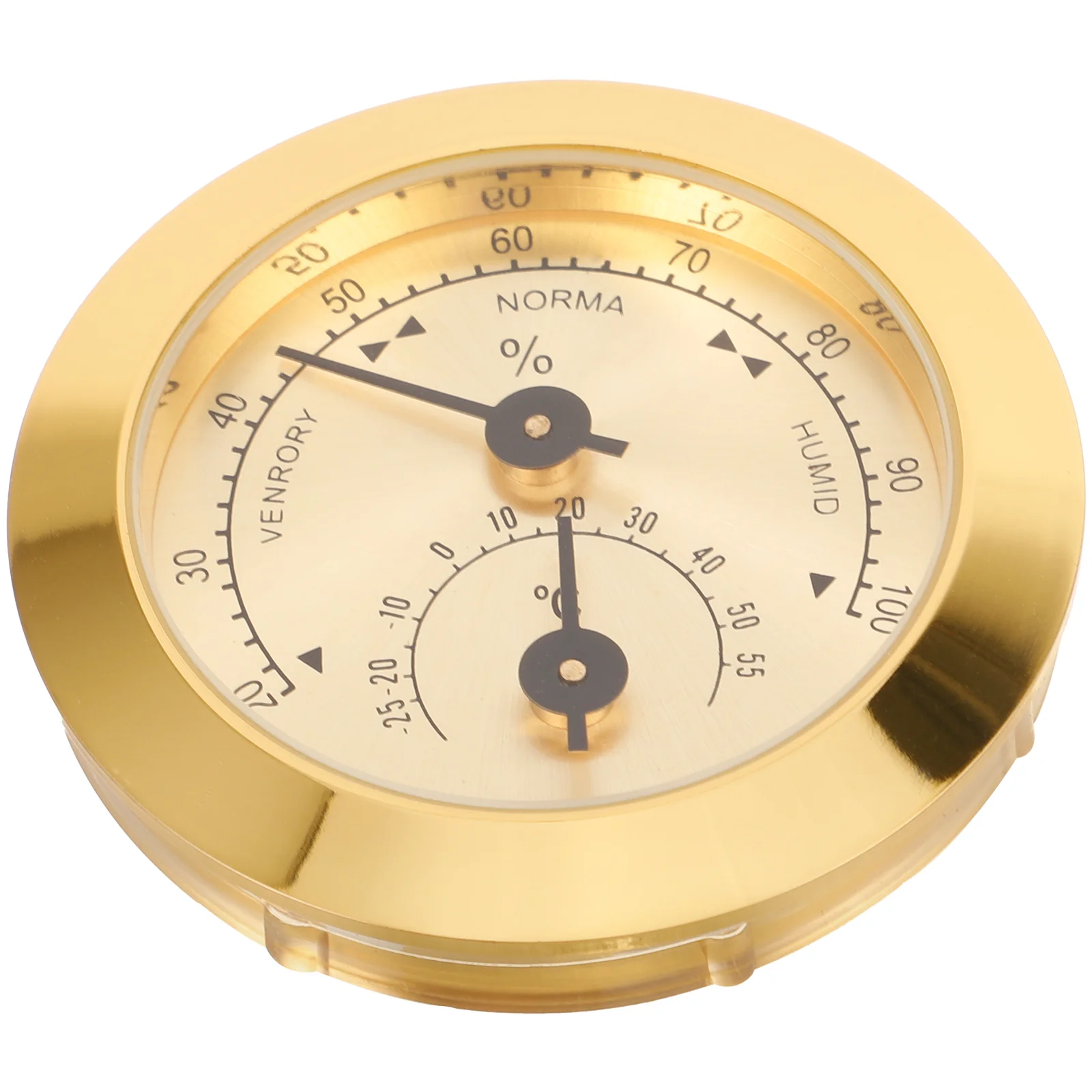 Violin Accessories Moisture Meter for Guitar Case Humidity Gauge Embedded Small Hygrometer Abs Zinc Alloy