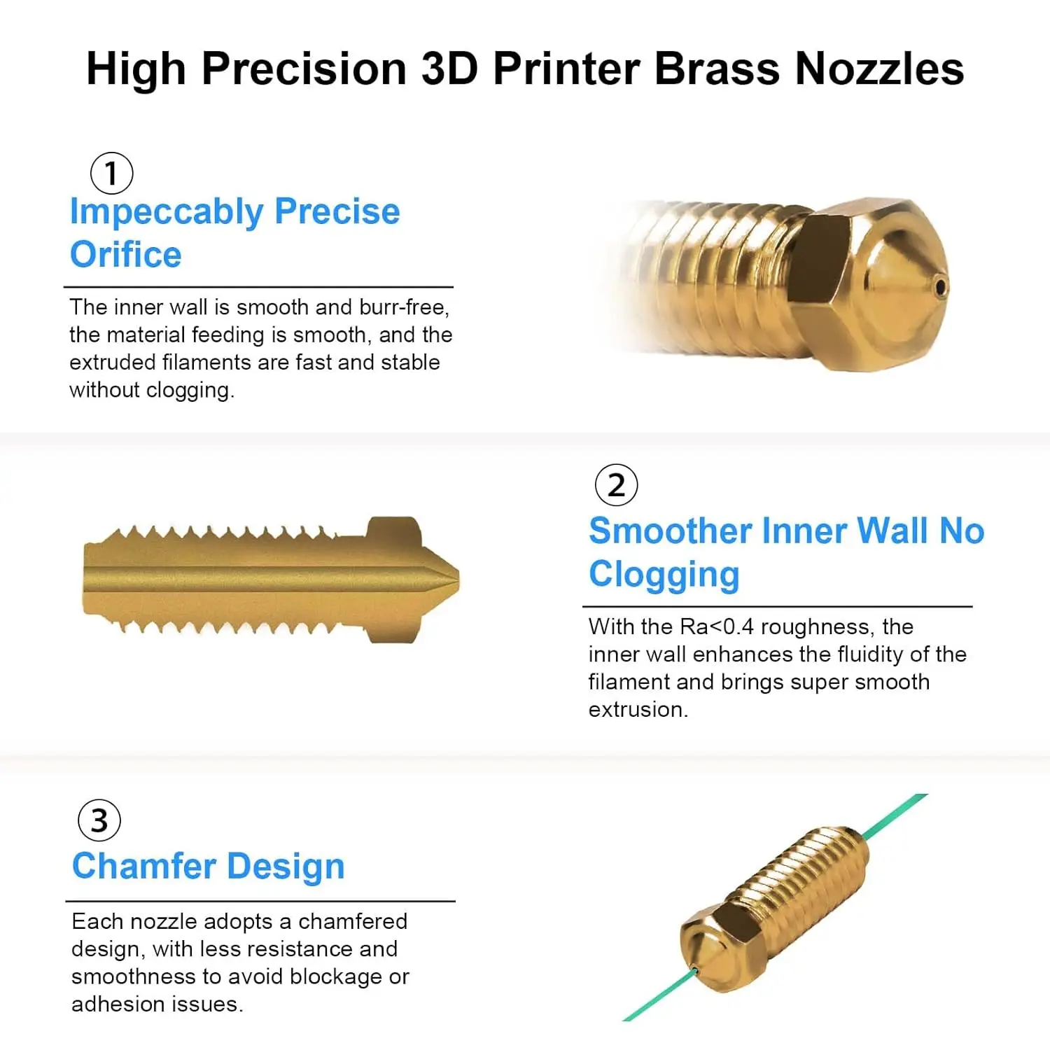 3D-printer smeltzone extender High Flow Speed adapter compatibel met CHT- mondstuk Dragon Rapido Hotend CHC KIT VORON DDE Matrix Extruder V6 Heatblock Hotend 3D-printer smeltzone extender High Flow Speed adapter compatibel met CHT- mondstuk Dragon Rapido Hotend CHC KIT VORON DDE Matrix Extruder V6 Heatblock Hotend