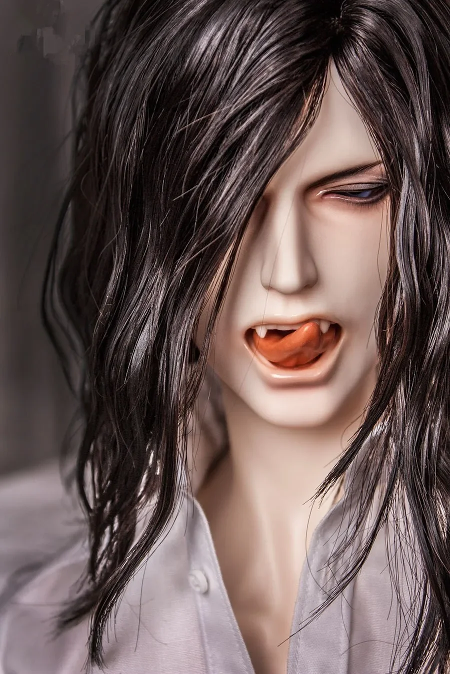 

New 80cm BJD SD doll 1/3 Muscle Boy Tongue Uncle Vampire Gift High Articulated Puppet Toy Gift Spot Makeup Free shipping