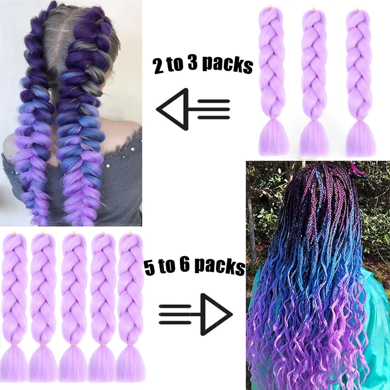 LUPU Rainbow Weaving Hair Extensions 24 inch Synthetic Professional Large Weaving Hair Extensions Color Hair Extensions Weaving