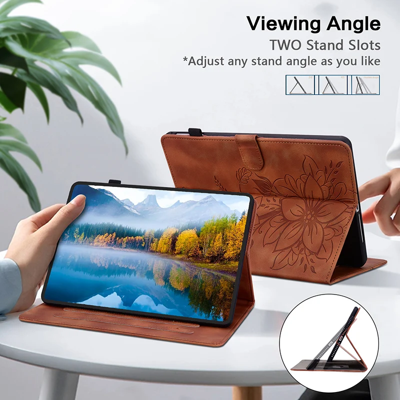 Ledertasche für Samsung Galaxy Tab A11 A9 + 8,7 Plus S5e T720 Tablet Cover Tab A 10,1 T510 A8 X200 10,5 S6 A7 Lite 10,4 Hülle – Detail 5
