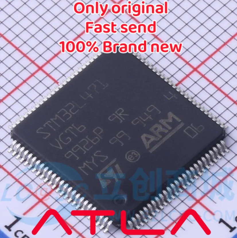 

Микроконтроллер STM32L471VGT6 IC 32 бит 1 Мб FLASH 100LQFP