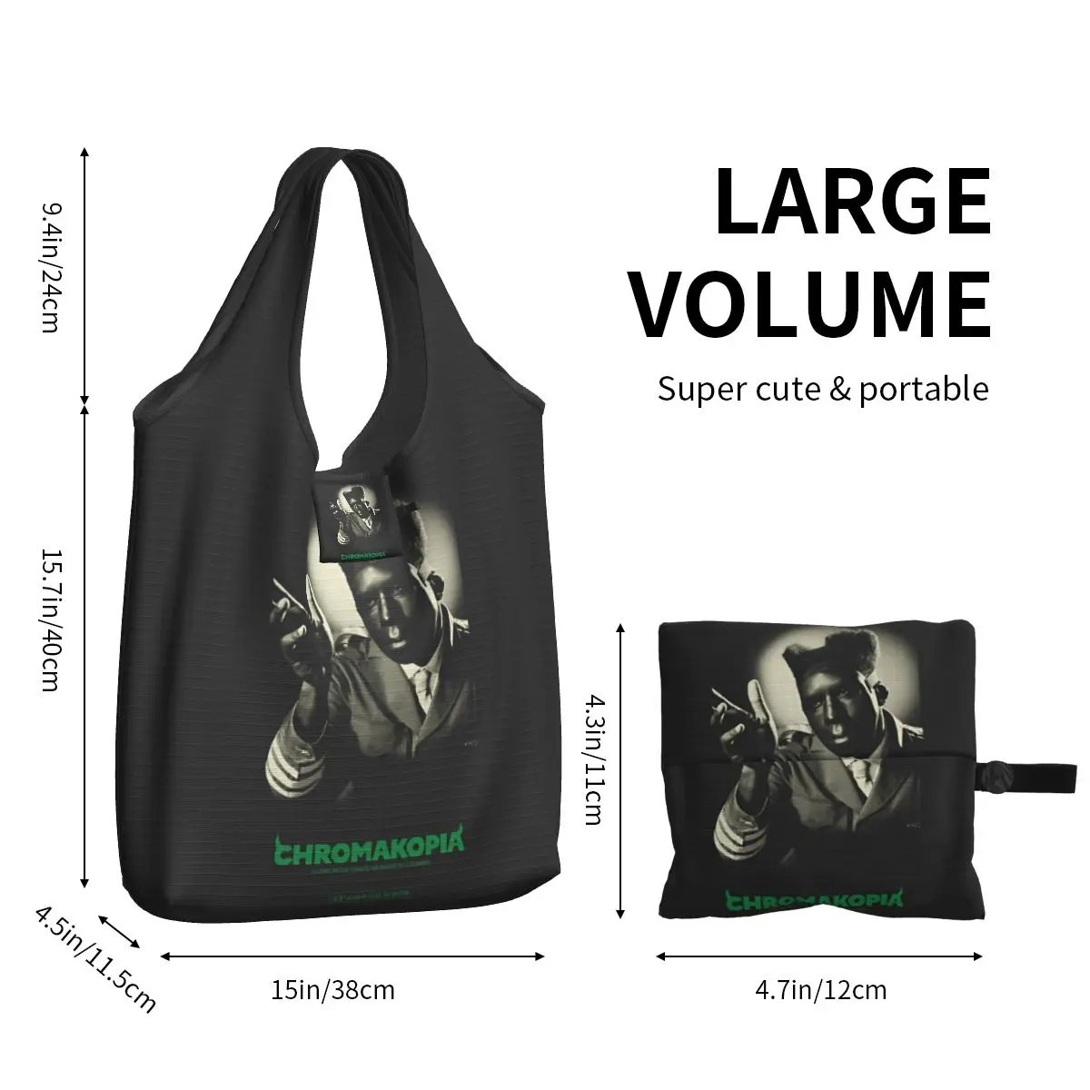 Tylers The Creator Chromakopia Tour 2024 Shopping Bag for