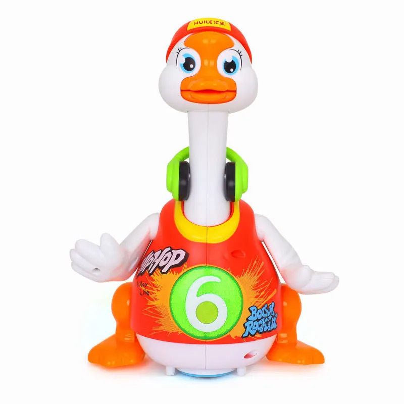 Robot Duck toy Interactive Dancing Duck Electronic Singing Cute Pet Toys Walk With LED For Children Birthday Gifts 2