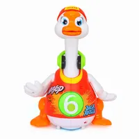 Robot Duck toy Interactive Dancing Duck Electronic Singing Cute Pet Toys Walk With LED For Children Birthday Gifts 2