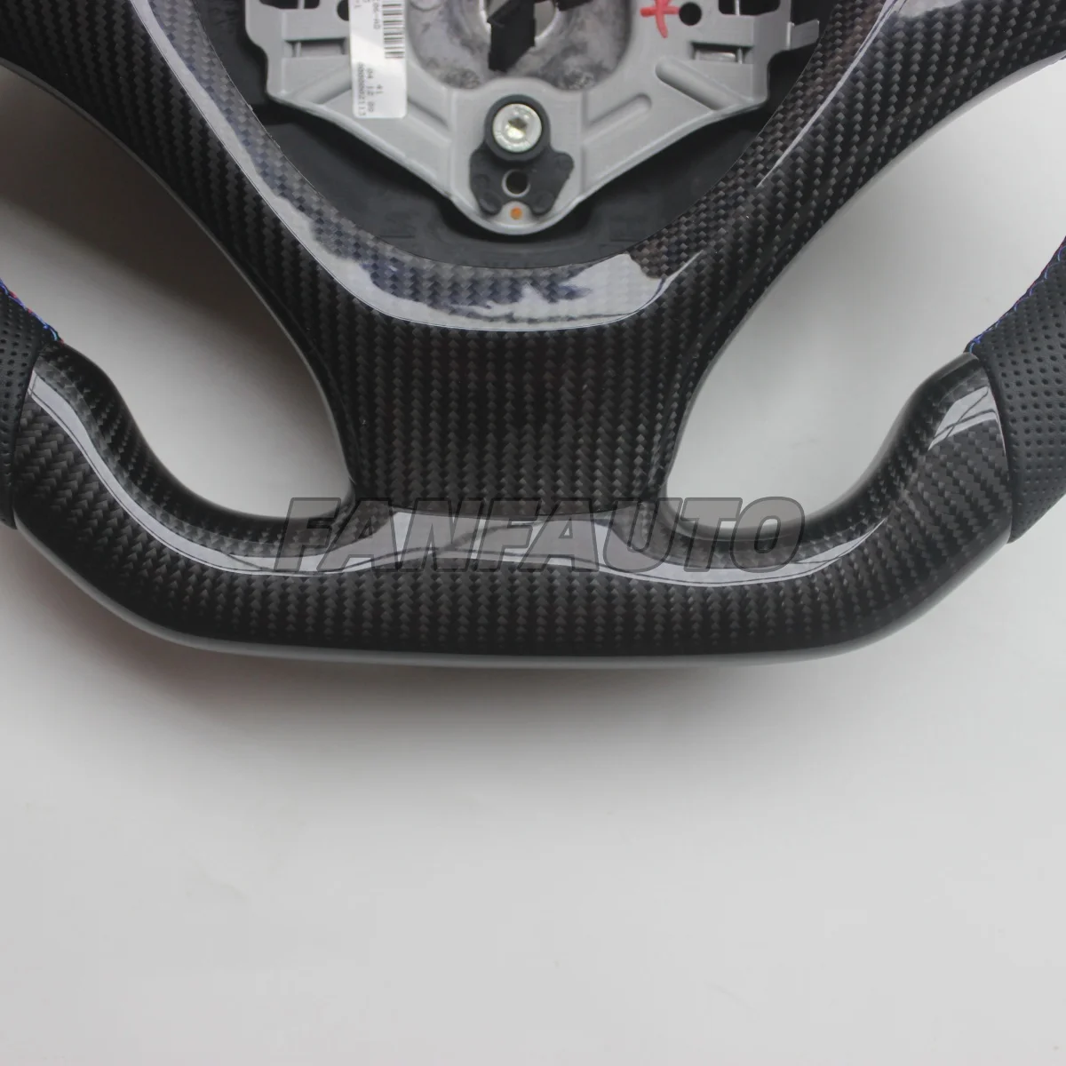 BMW X5 M E70 X6 M E71 2009-2013용 맞춤형 교체용 리얼 카본 파이버 스티어링 휠