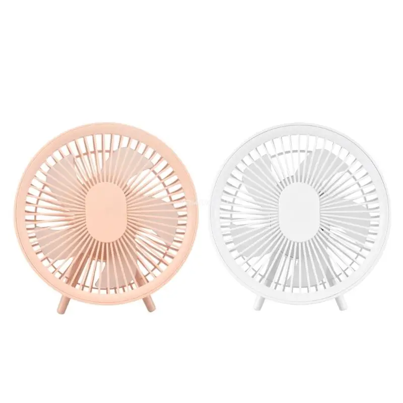 

Desk Fan USB Rechargeable Portable Fan with Remote Control 4 Speed Camping Fan for Desktop Bedroom Home 4000mah Dropship