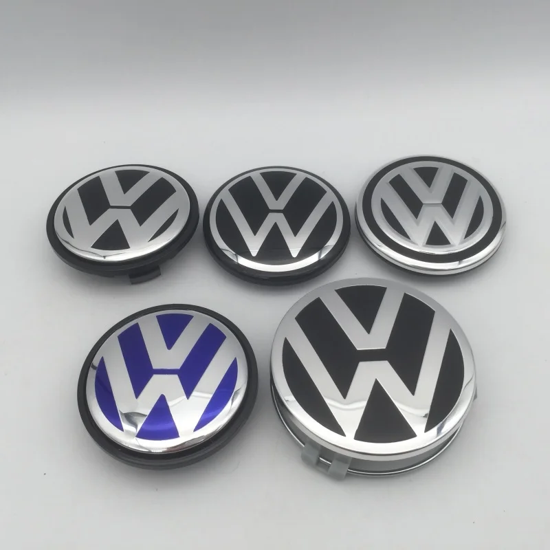 Wheel Center Caps 4pcs 3D For 55mm 56mm 60mm 65mm 68mm 70mm 75mm 76mm Car emblem Wheel hub Center Cap Badge covers sticker Styling
