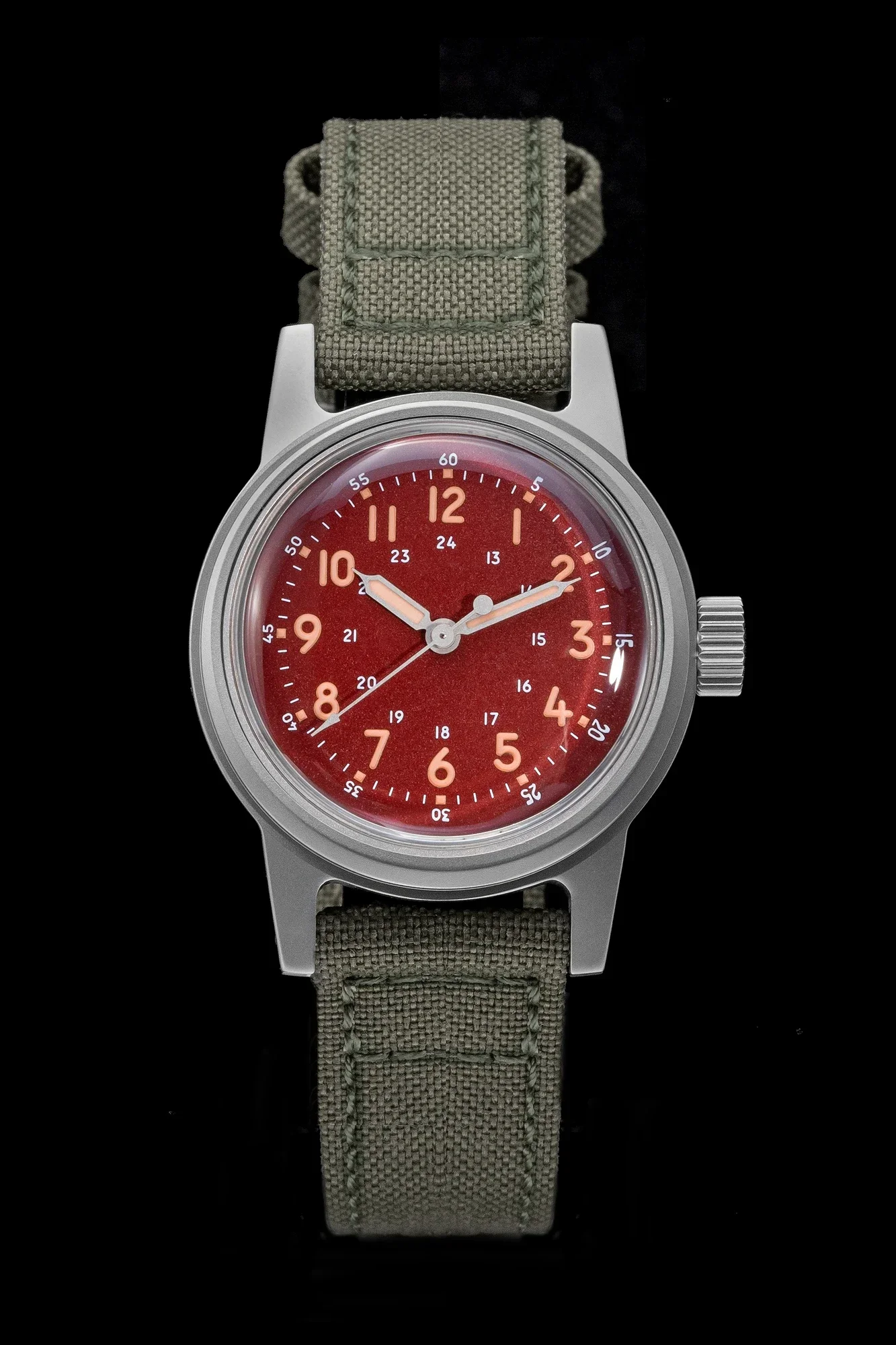THORN Retro Military Watch 36mm Watch Made of NH35A Movement SHY