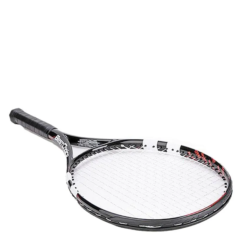 Genuine Composite Carbon Fiber Tennis Racket for Beginners, Male and Female Single and Double Students, Carbon Belt Wire