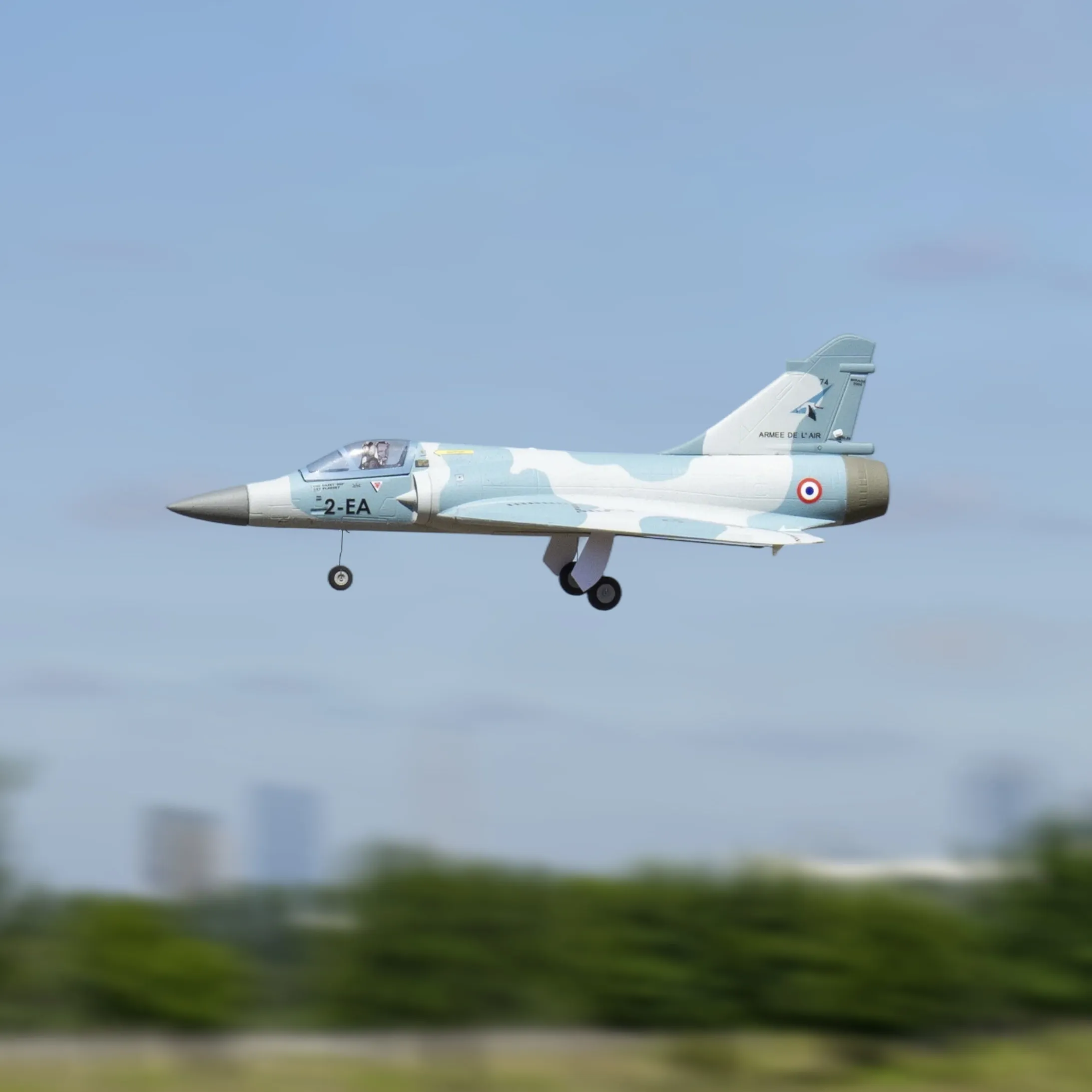 미니멈RC 미라지 2000 RC 제트 30mm 브러시리스 덕티드 팬 4채널 PNP 항공기 무선 조종기 미포함 야외 비행 RC 취미 모델