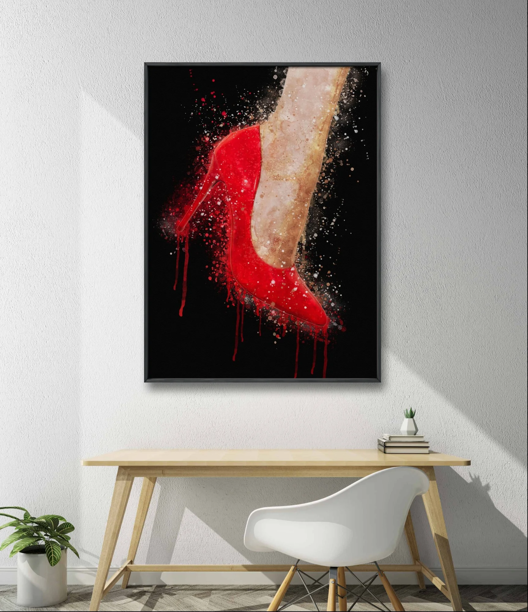 Рисунок 3 - Алмазная живопись на высоком каблуке 5D AB