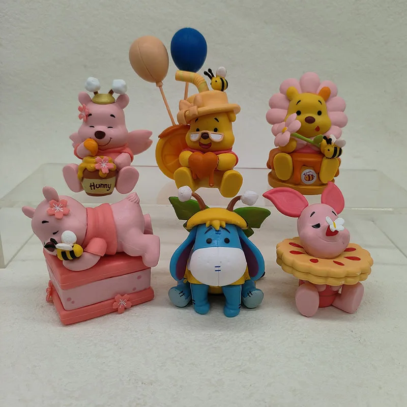 Delicious Winnie Bear 6 Pcs Tigger Pijie Pig Gifts For Children