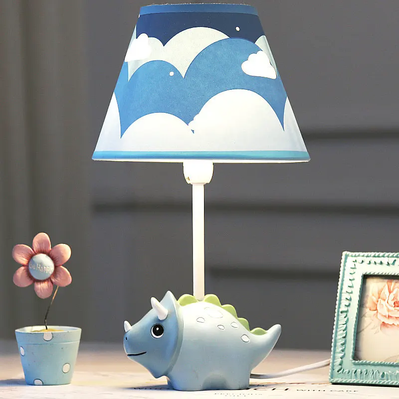 

Dinosaur Dimmable LED Table Lamp Children's Room Bedside Night Light Boy Reading Lamps Christmas Gift Kids Desk Lights