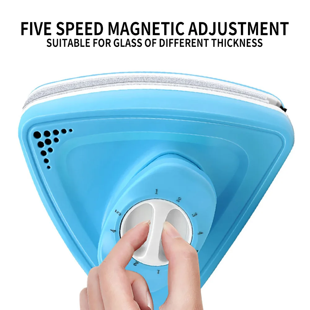 Double Sided Magnetic Window Wiper Glass Cleaning Brush Tool Magnetic Brush Aerial Work Window Glass Scrub Home Cleaning
