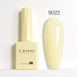 CANNI Hema Free Christmas Red Gel Polish - French Gorgeous Color Collection, 9ml (9022)