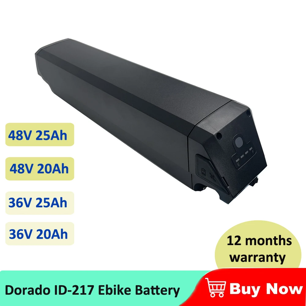 Reention Dorado X-Class Ebike Battery Pack Samsung 21700 Cells Biktrix 36V 48V 52V 20Ah 25Ah Ncm Magnum Bike 750W 1000W 1500W