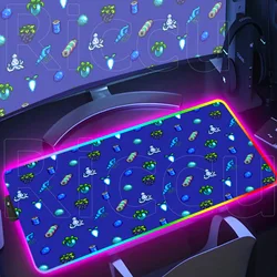 Enhanced RGB Glowing Desk Mat - Vibrant LED Gaming Accessories - RGB600x300x3MM (RM - 13)