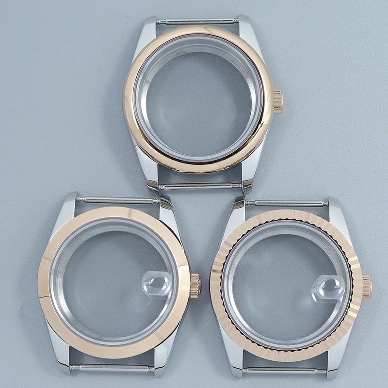 Elegant 36mm/39mm Sapphire Glass Waterproof Watch Case for Custom Mods – Women's Edition