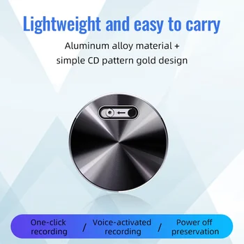 Built-in Magnet Mini Voice Activated Recorder Small Digital Audio Recording Device Sound Dictaphone STTWUNAKE 3