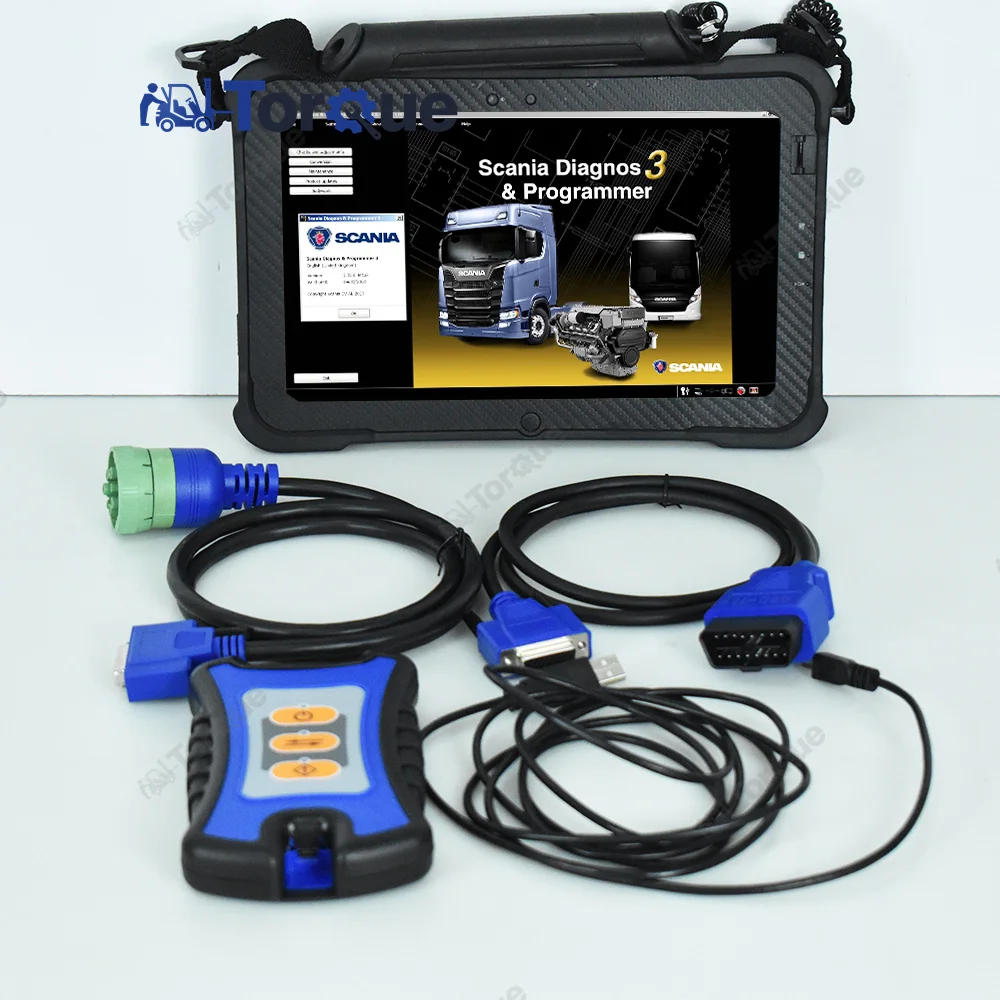 Strumento Diagnostico Per Camion Per Usb Link 3 Adattatore Diagnostico Guasti Obd Strumento Scanner Diagnostico Diesel Universale Per Camion + Tablet 