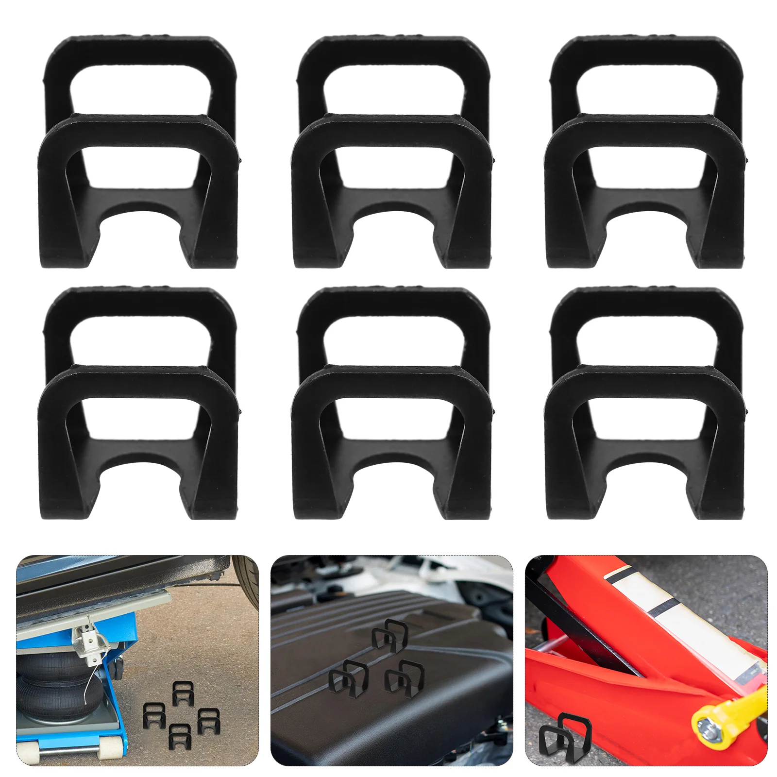 

10 шт., горизонтальные зажимы для автомобиля