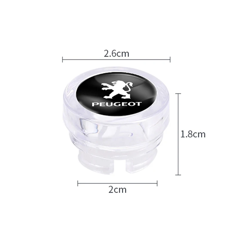 1Pcs Car Cigarette Lighter DustProof Cap For Peugeot 206 207 5008 406 301 108 307 408 106 607 308 205 208 407 508 107 2008 807 car lighter dust cap
