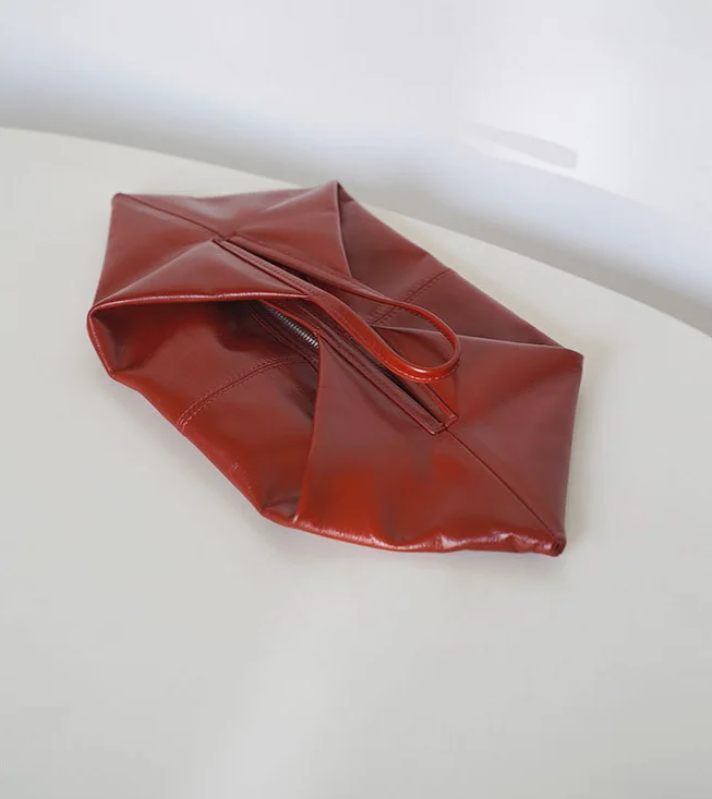 Borsa a tracolla donna in vera pelle con manico a corno_voghion.com