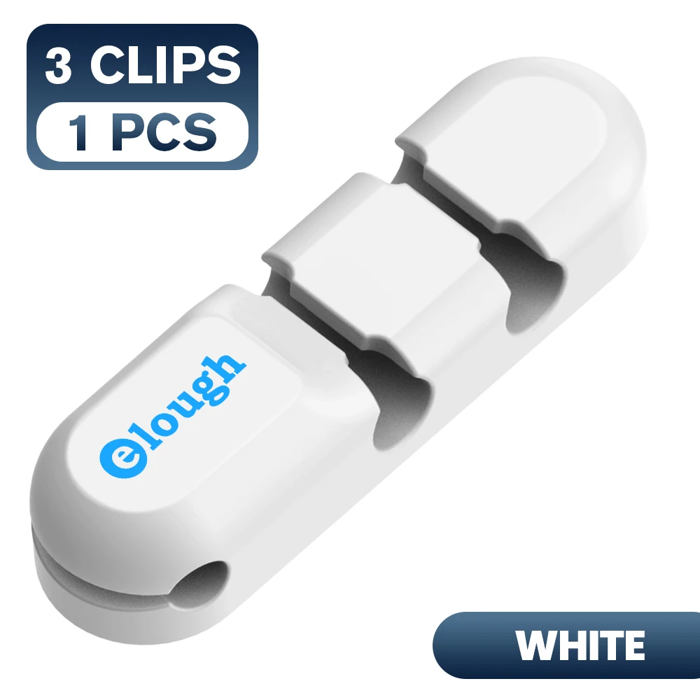 3 Clips 1PCS Whie