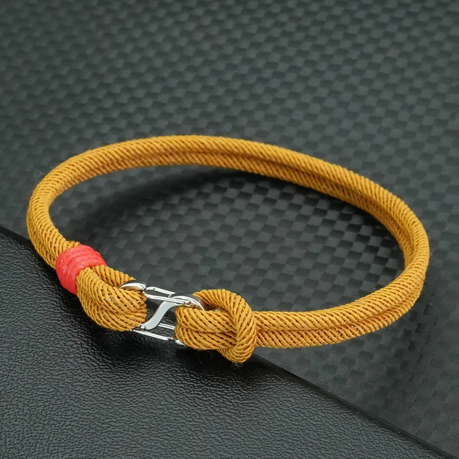 Stainless Steel 3mm Rope Bracelet for Men and Women