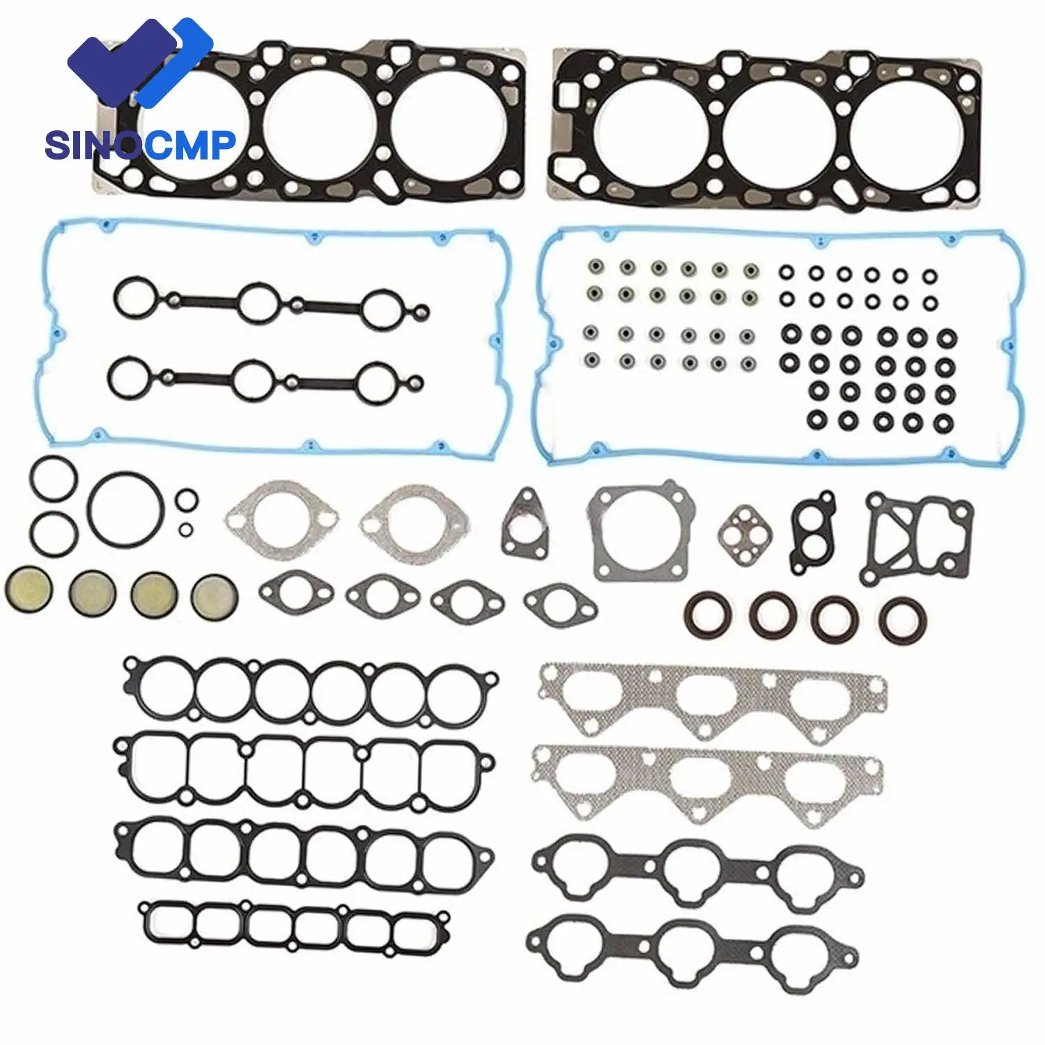 G6CU HS26293PT-1 HS26293PT-2 Engine Overhaul Gasket Seals Kit For 02-06 Hyundai XG350 Santa Fe Kia Amanti 3.5